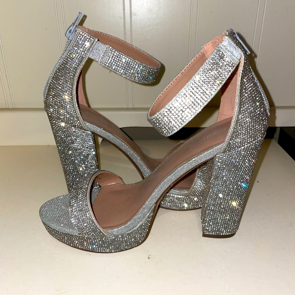Madden girl silver heels